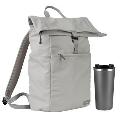 Подарочный набор Palermo, Boston, серый (рюкзак, термокружка)-0