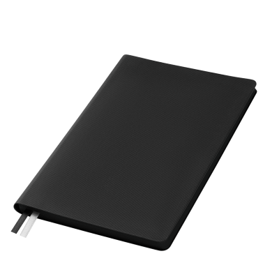 Ежедневник Рейн (Rain) недатированный, черный (без упаковки, без стикера)-2