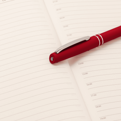 Шариковая ручка Consul, красная-5