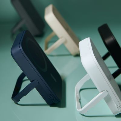 Внешний аккумулятор Union PD 10000mAh с функцией беспроводной зарядки 15W, серый-12