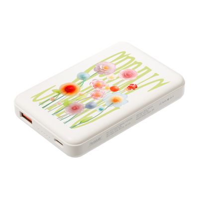 Внешний аккумулятор Largo PD 5000mAh с функцией беспроводной зарядки 15W, белый-14