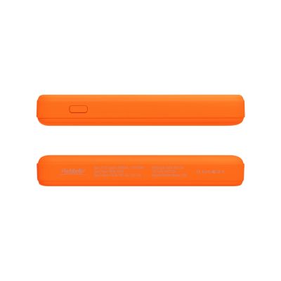 Внешний аккумулятор Ларго PD (Largo PD) 5000mAh с функцией беспроводной зарядки 15W, оранжевый-5