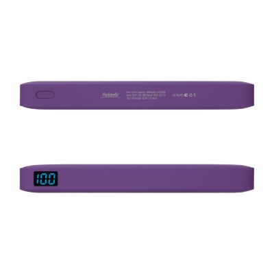 Внешний аккумулятор с подсветкой Анкор Плюс PD (Ancor PD Plus) 10000 mAh, фиолетовый-5