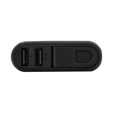 Внешний аккумулятор с встроенной УФ лампой Uno 6000 mAh, черный-5