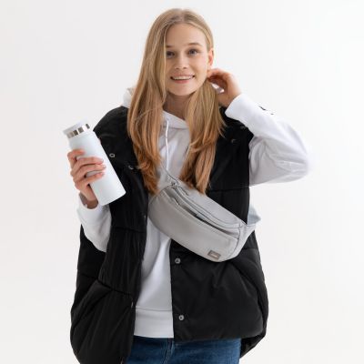 Термобутылка вакуумная герметичная Allegra, белая-15