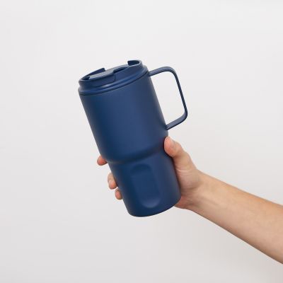 Термокружка вакуумная Авентура (Aventura), синяя-14