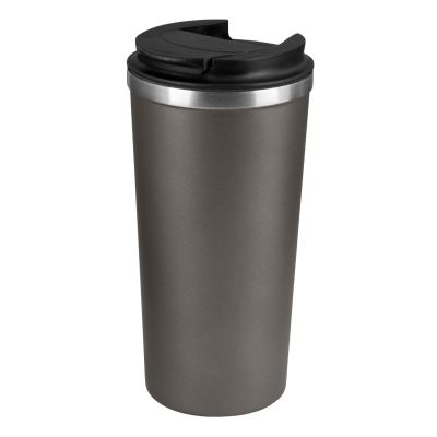 Термокружка вакуумная Палермо (Palermo), серая, гладкая поверхность-4
