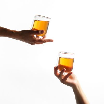 Стакан стеклянный с двойными стенками Lungo-7