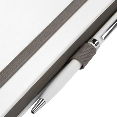 Ежедневник Arctic недатированный, белый/темно-серый-8