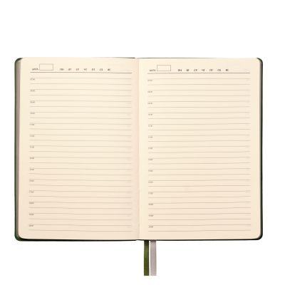 Ежедневник Tweed недатированный, зеленый-9