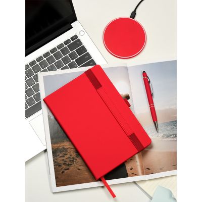 Ежедневник Alpha недатированный, красный/серый-15