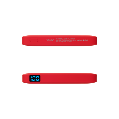 Внешний аккумулятор с подсветкой Ancor 5000 mAh, красный-5