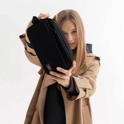 Дорожная косметичка Бостон (Boston), черная-10