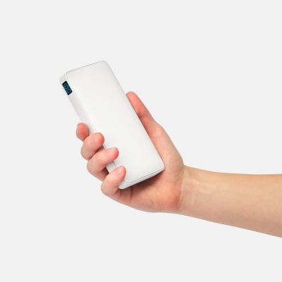 Внешний аккумулятор с подсветкой Анкор Плюс PD (Ancor PD Plus) 10000 mAh, белый-7