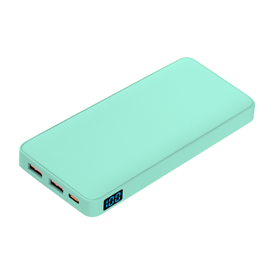 Внешний аккумулятор с подсветкой Ancor PD Plus 10000 mAh, бирюзовый-0