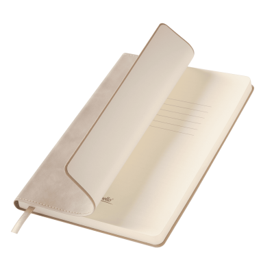 Ежедневник Verona недатированный, бежевый-0