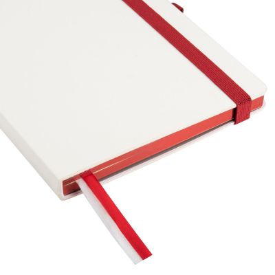 Ежедневник Arctic недатированный, белый/красный-3