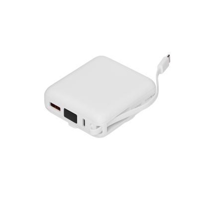 Внешний аккумулятор с подсветкой Риттер PD (Ritter PD) 10000mAh с функцией беспроводной зарядки 15W, белый-3