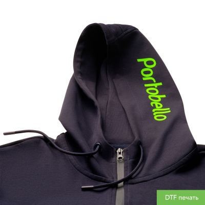 Толстовка на молнии с капюшоном MATEO черная, размер XXXL-16