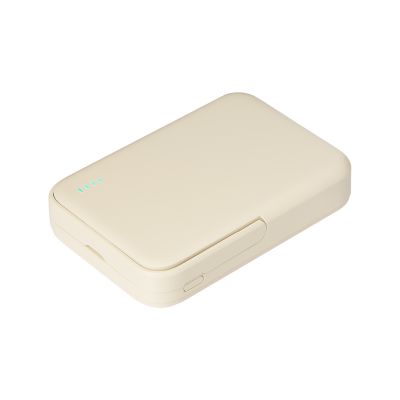 Внешний аккумулятор Юнион PD (Union PD) 10000mAh с функцией беспроводной зарядки 15W, бежевый-2