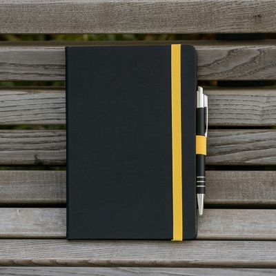 Ежедневник Chameleon NEO недатированный, черный/желтый-5