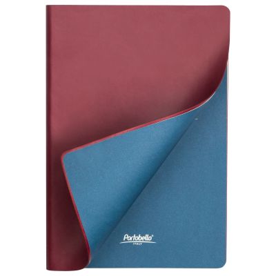 Ежедневник недатированный, Portobello Trend, Sky, 145х210, 256стр, бургунди, темный форзац-2