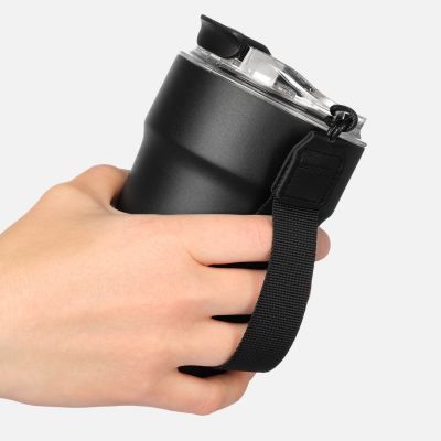 Термокружка вакуумная Monaco, черная-9