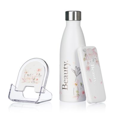 Внешний аккумулятор с подсветкой Люче (Luce) 10000 mAh, белый-12