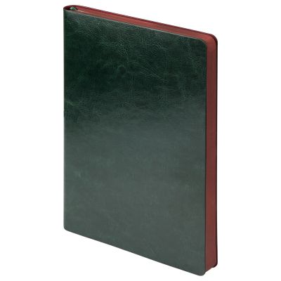 Ежедневник River side недатированный, зеленый/бургунди-7