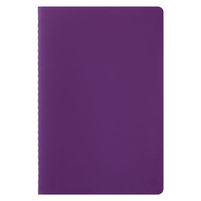 Блокнот Alpha slim, фиолетовый-4