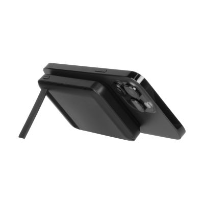 Внешний беспроводной аккумулятор с подставкой Magnetto 10000 mah, черный-5