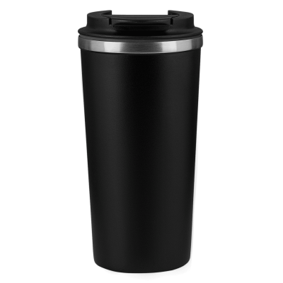 Термокружка вакуумная Palermo, черная-0