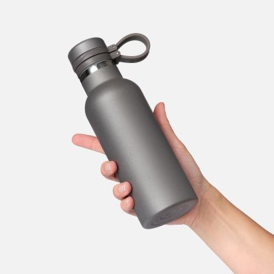 Термобутылка вакуумная герметичная Modena, серая, гладкое покрытие-10