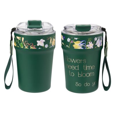 Термокружка вакуумная Monaco, темно-зеленая-11