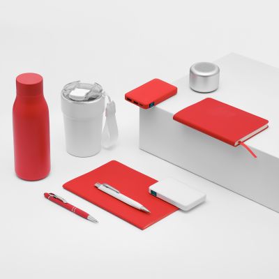 Внешний аккумулятор с подсветкой Анкор (Ancor) 5000 mAh, красный-12