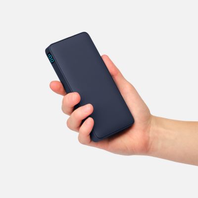 Внешний аккумулятор с подсветкой Анкор Плюс PD (Ancor PD Plus) 10000 mAh, синий-7