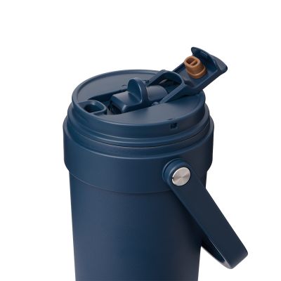 Термокружка вакуумная Соло (Solo), синяя-5