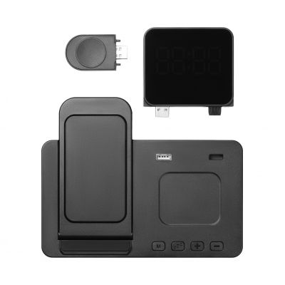 Зарядная станция с часами 4в1 15W Magnum-5