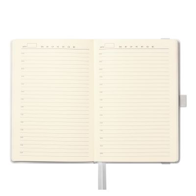 Ежедневник Galaxy недатированный, жесткая обложка, срез голограф. фольга, белый-7