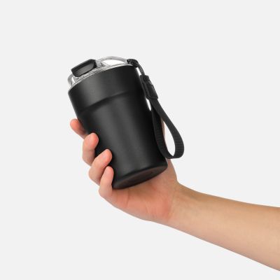 Термокружка вакуумная Monaco, черная-8