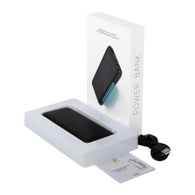 Внешний аккумулятор с встроенной УФ лампой Uno 6000 mAh, черный-6