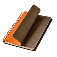 Ежедневник Portobello Trend, Vista, недатированный, оранжевый/коричневый