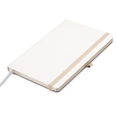 Ежедневник Arctic недатированный, белый/платина-0