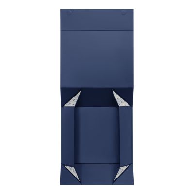 Подарочная коробка-трансформер большая, синяя-4