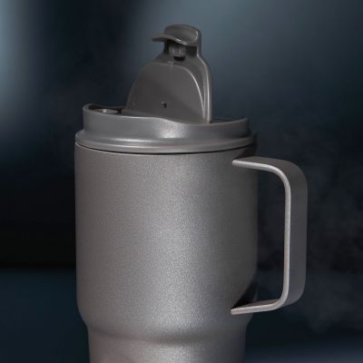 Термокружка вакуумная Aventura, серая-10