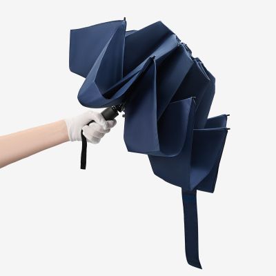 Зонт обратного сложения Олимп (Olymp), синий-8