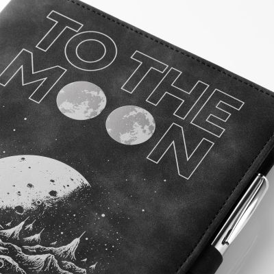 Ежедневник-портфолио Clip NEO недатированный в подарочной коробке, черный (в комплекте ручка Tesoro серебро)-16