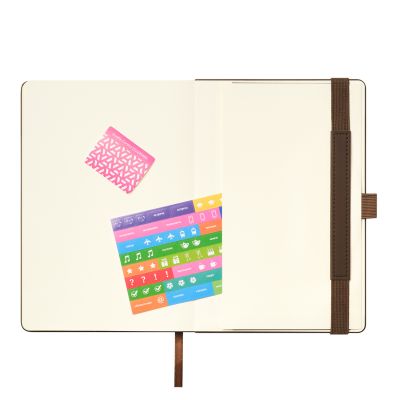 Ежедневник Альфа (Alpha) недатированный, коричневый/бежевый-9