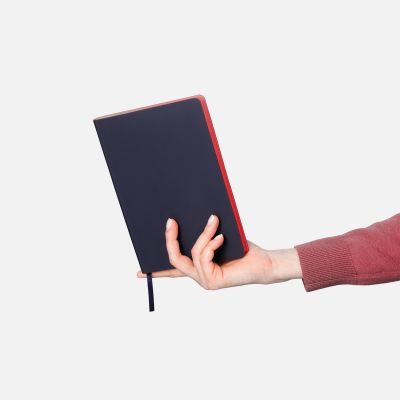 Ежедневник Latte soft touch недатированный, чернильно-синий-11