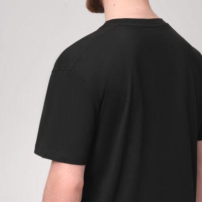 Футболка унисекс KRIS, 100% хлопок, 150 гр., черная, размер L-8